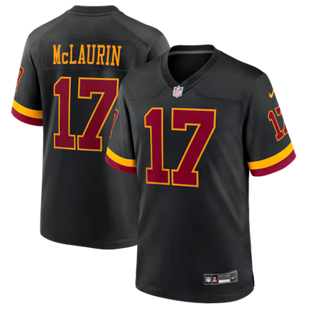 Men Washington Commanders #17 McLaurin black Nike NFL 2026 Alternate Game Jersey 0417001